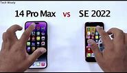 iPhone 14 Pro Max vs iPhone SE 2022 - SPEED TEST