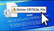 Can You DESTROY Your Computer by Deleting ONE File?