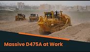 The Komatsu D475A Bulldozer at Work | Al Marwan Machinery | #2