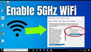 How To Enable 5GHz Wi Fi On Laptop (2022)