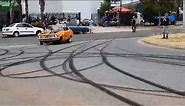 Blown LC Torana tearing up a private road in Mexico