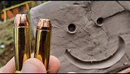 454 Casull vs 45 Long Colt - GIANT CLAY BLOCKS!!!