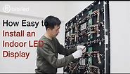 How easy to install an indoor LED display--BIBI LED