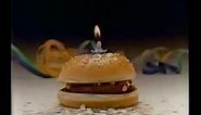 Humorous 80's Wendy's Fresh Hamburger Commercial- "Happy Birthday to You"