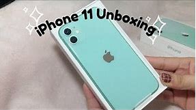 iPhone 11 unboxing + accessories | Mint Green 128GB | Philippines