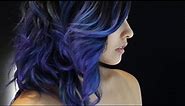 How I Did My Purple-Blue Hair (Manic Panic)