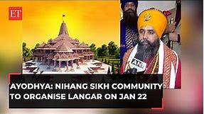 Ayodhya: Nihang Sikh Community to organise langar on Jan 22 to celebrate consecration of Lord Rama