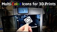 Easily Add Multi-Color Icons to 3D Prints with Icon Fonts