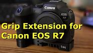 Canon EOS R7 Grip Extension