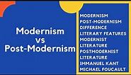 Modernism vs Postmodernism | modernism, and postmodernism in literary theory and criticism