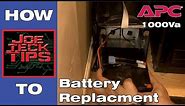 HOW TO | APC SMART UPS 1000va Battery replacement | JoeteckTips