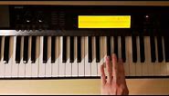 A6 - Piano Chords - How To Play