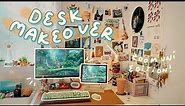 desk makeover // functional + aesthetic; zoom uni edition!