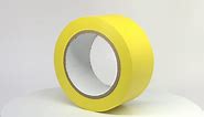 ProTapes Pro 50 Premium Vinyl Safety Marking and Dance Floor Splicing Tape, 6 mils Thick, 36 yds Length x 3" Width, Yellow (Pack of 1)
