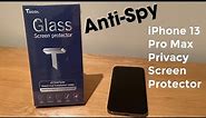How to Install Privacy Screen Protector for iPhone 13 Pro Max | Tutorial | Unboxing | Review