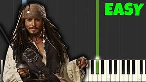 Pirates Of The Caribbean [Easy Piano Tutorial] (Synthesia/Sheet Music)