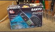 Sanyo CLT-9581 900 MHz DSS Cordless Phone with Handset Speakerphone | Unboxing