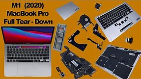 2020 M1 MacBook Pro 13" A2338 | Disassembly Tear-down Guide