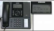 How To Set the Date and Time on a Samsung OfficeServ Telephone System SMT-i5210