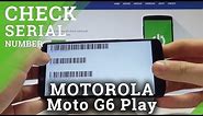 How to Enable Barcodes on MOTOROLA Moto G6 Play - Find IMEI & Serial Number