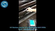 431 Stainless steel bar UT TEST、 factory， physics method .