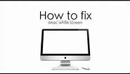 How To Fix White Screen On Your Mac