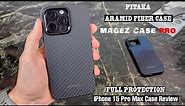 iPhone 15 Pro Max Pitaka aramid Fiber Case PRO : FULL Protection