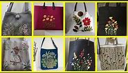 Embroidery designs for bags / tote bags embroidery / hand embroidered purses for ladies