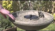 How to Assemble a Solar Water Feature