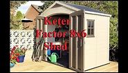 Keter Factor 8x6 Outdoor Garden Storage Shed