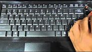 Toshiba Satellite L300 How to replace the keyboard DIY easy and simple
