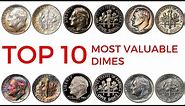 TOP 10 MOST VALUABLE DIMES IN CIRCULATION – Rare Roosevelt Dimes in Your Pocket Change Worth Money