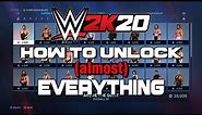 WWE 2K20 - How To Unlock (almost) Everything Tutorial