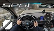 192HP | BMW E39 525i | 100-200 km/h | Top Speed & Acceleration on German Autobahn POV