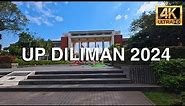 University of The Philippines Diliman Campus Tour | 2024 POV [4k]