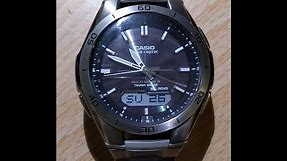 Setting Time Zone on CASIO wave ceptor watch (Module 5161)