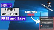 Remove Popup Virus on Windows FREE and EASY