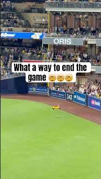 @coachrac Calls Game with Backflip Catch #savbananasbaseball #backflip #trickplay #shorts #mlb