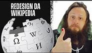 O redesign da Wikipedia
