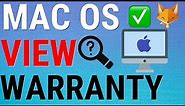 How To Check Your Warranty Status On Mac / Macbook