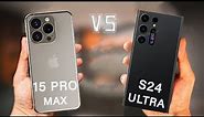 iPhone 15 Pro Max Vs Samsung Galaxy S24 Ultra