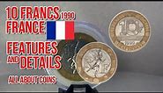 10 Francs 1990 - France - Features and Details - All About coins