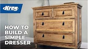 How To Build A Simple DIY Dresser | Free Woodworking Project Plan