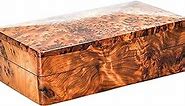 Hand Carved Wooden Multipurpose Keepsake Jewelry Decorative Art Box Storage Organizer (Large wood Box,Antique) (Medium)
