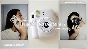 Fujifilm Instax Mini 12 (Clay White) Unboxing + Set up + Review