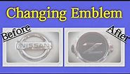 Changing a Car Emblem (Nissan 350Z)