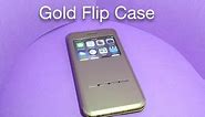 Gold Leather Flip Case for iPhone 6