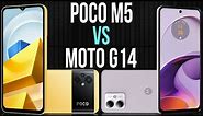 Poco M5 vs Moto G14 (Comparativo & Preços)
