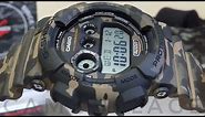 Casio G-Shock GD-120CM-5JR Camouflage series watch unboxing & review