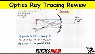 Ray Tracing for Concave and Convex Mirrors